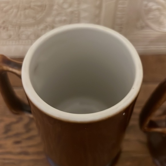 Vintage Hall Mugs Chocolate Brown Irish Coffee. Set of 2 - Picture 4 of 10